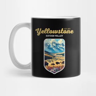 USA - NATIONAL PARK - YELLOWSTONE Hayden Valley - 1 Mug